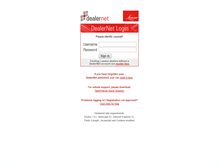 Tablet Screenshot of dealernet.loewen.com